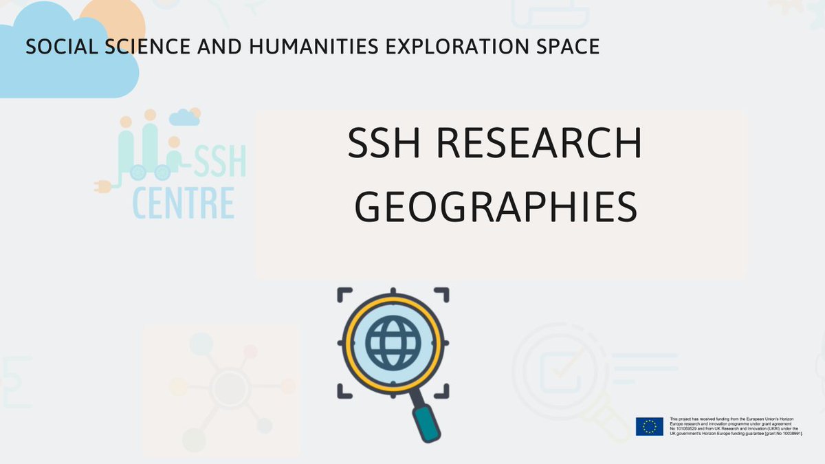 Calling all #SSH&amp; #STEM #researchers! ️
Curious about research trends across Europe?
In the coming weeks, we'll explore each section of the SSH Research Geographies on our Open Knowledge Platform! But you can dive into it now
sshcentre.eu/open-knowledge…

#OpenScience #ResearchTrends