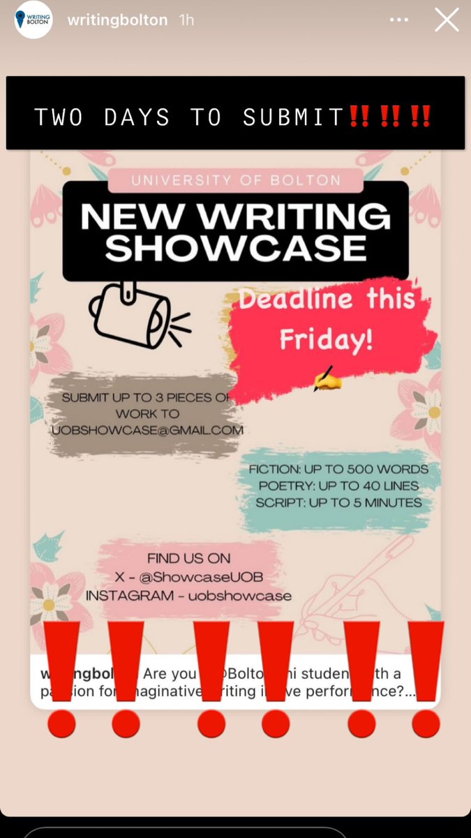 ShowcaseUOB's tweet photo. Had some great submissions so far 💖Not long now till the deadline ‼️ Don’t miss it‼️ https://t.co/4jWnEBZlPV