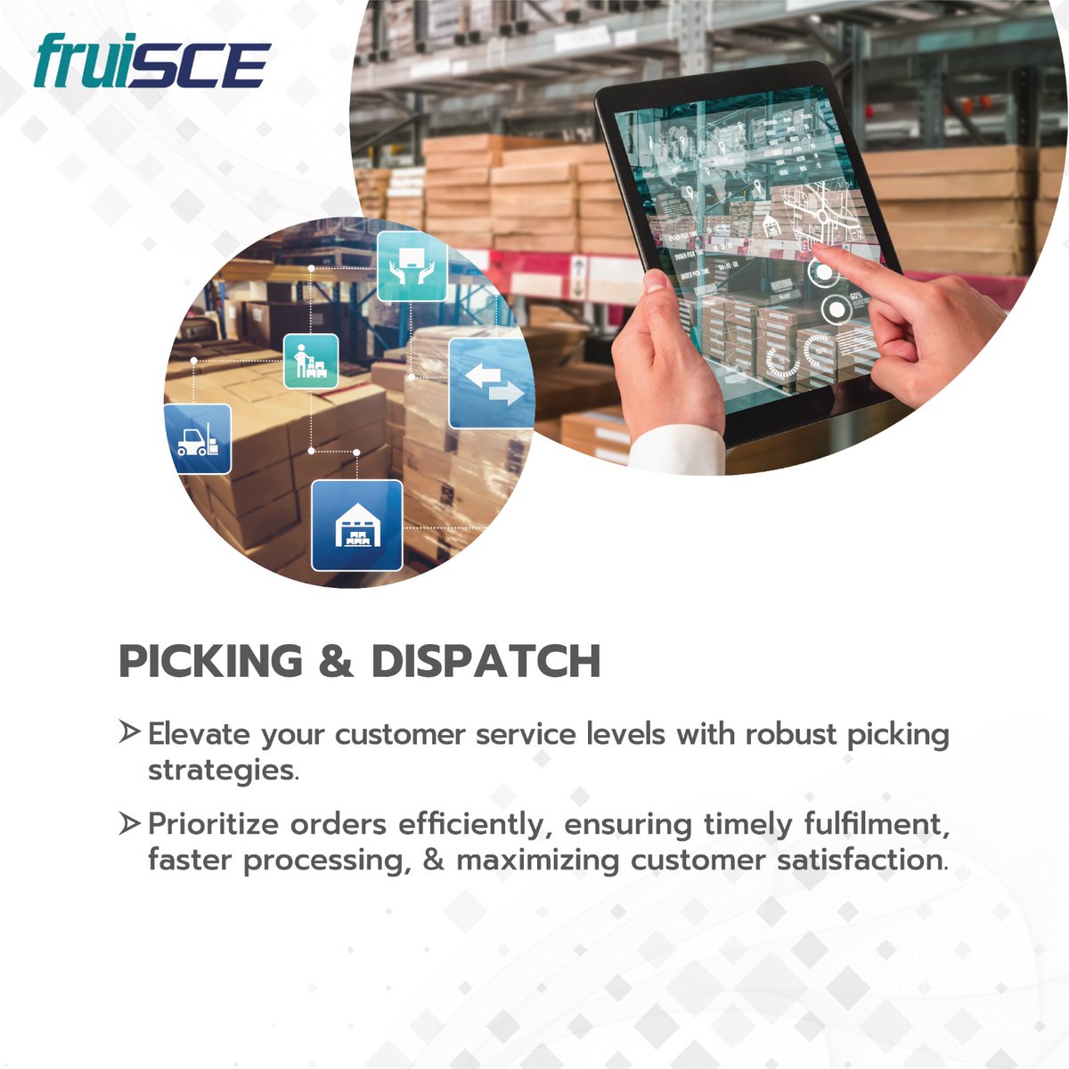 fruisce's tweet photo. 🚀 Optimize Efficiency, Maximize Accuracy: Elevate Your Warehouse Operations with #fruiSCEWMS 📦

Visit for more information 👉 https://t.co/7MHkm6bY99

#warehousemanagement #operationalexcellence #supplychaininnovation #customerloyalty #StrategicStorage #automatedsolutions https://t.co/3JnV4cBx1s