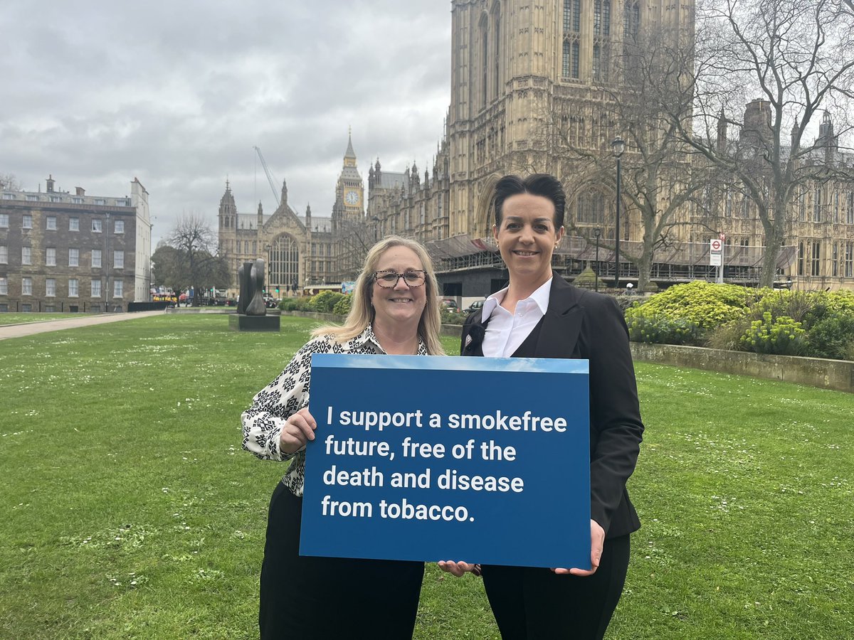 KerryApedaile's tweet photo. Supporting a #smokefreegeneration down in Westminster urging the government to make smoking history for the next generation #NoSmokingDay @CNTWNHS @FreshSmokeFree https://t.co/a4xunpytd1