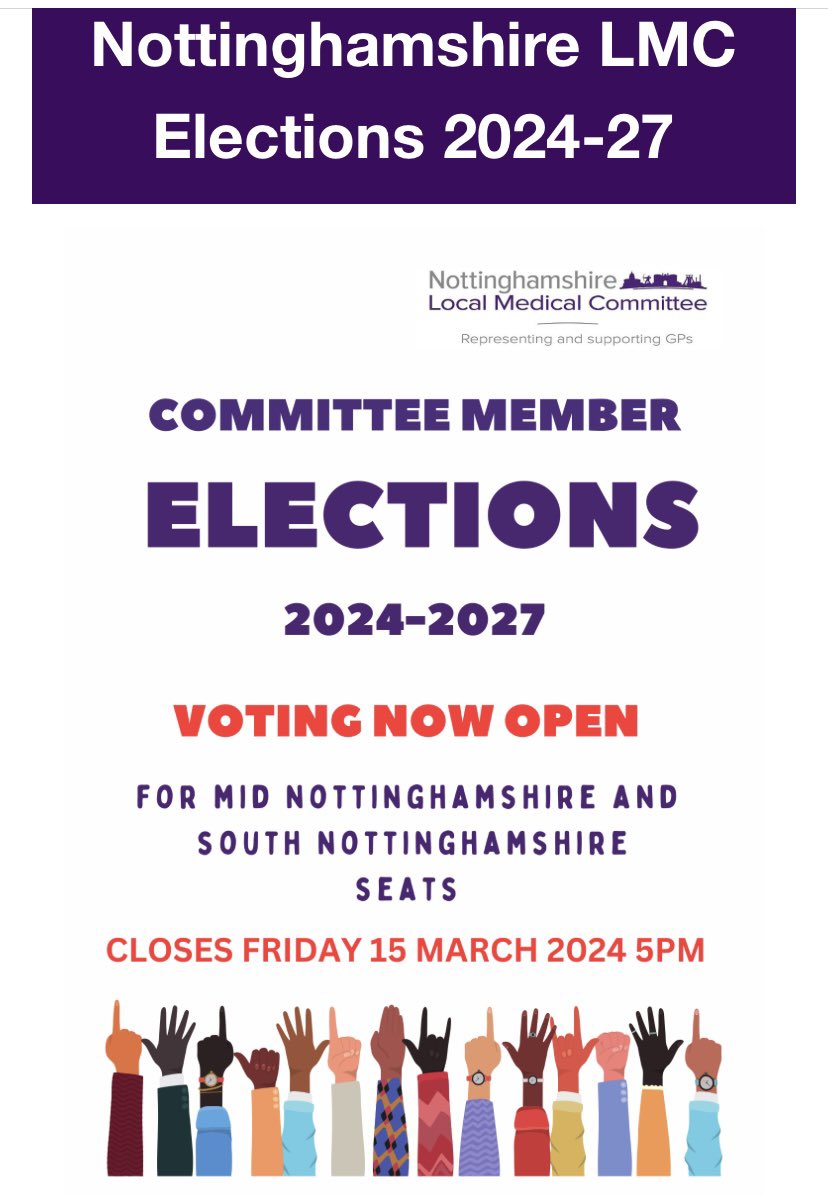 The last few days remaining for Mid Notts and South Notts GPs to vote for their candidates to become their new LMC representatives.