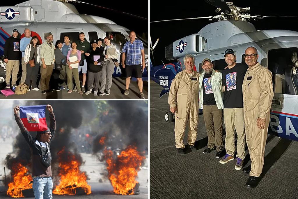 nypost's tweet photo. Congressman evacuates 10 Americans from crime-ravaged Haiti, slams Biden for ‘pattern of abandonment’ https://t.co/f2f8Jj32DF https://t.co/a4ZfuMb89C