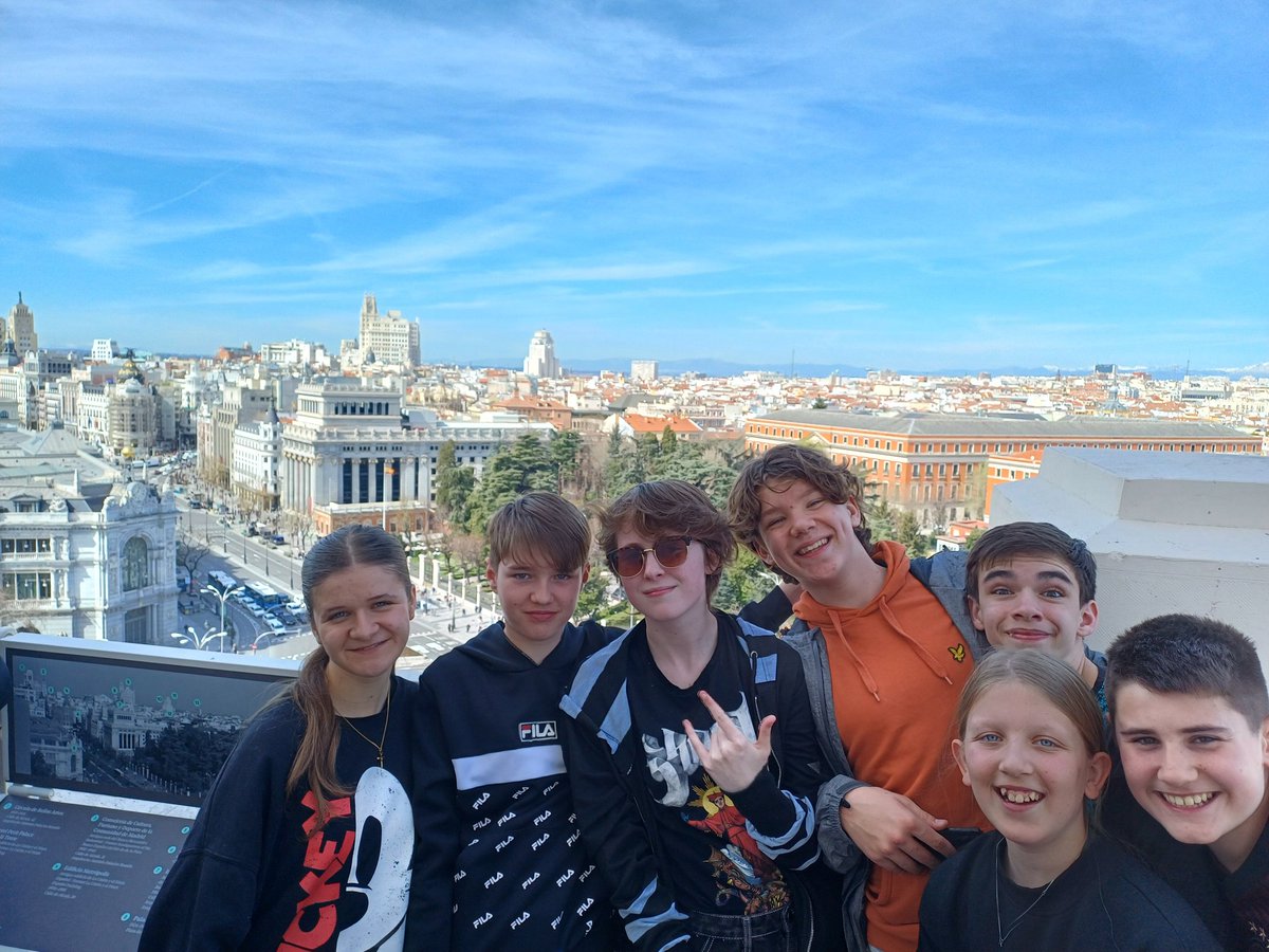 MonsieurFarrell's tweet photo. Lovely views of Madrid from the rooftop of the town Hall 🇪🇸 #PHSSpanishExchange24 https://t.co/dLn8ZhC8P6