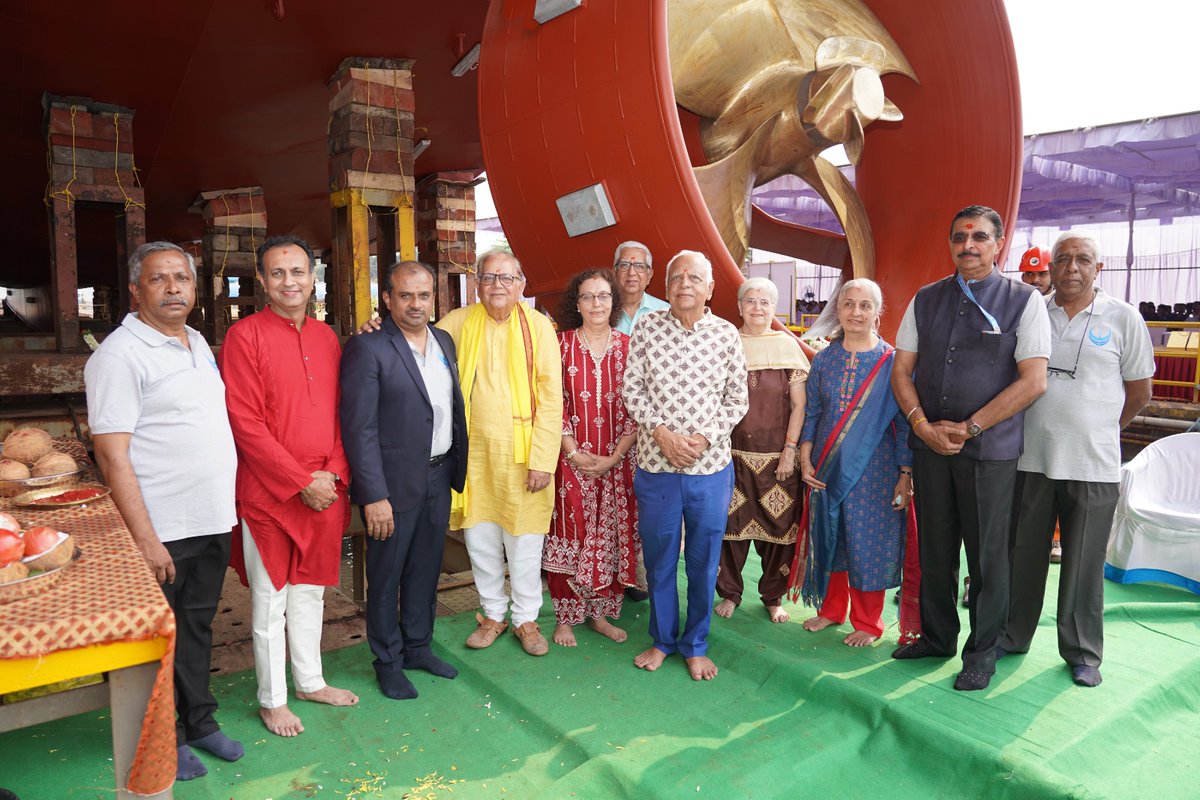 Udupicsl's tweet photo. Setting sail towards success! UCSL subsidiary of @cslcochin under @shipmin_india, launched the 70 T Bollard Pull Tug-UY 163, KONNA STAR, for M/s. Polestarmaritime Ltd. Occasion was graced by Polestar Maritime Ltd officials and UCSL staff. #UCSL #maritime #innovation #shipping https://t.co/hJKnbfYFOK