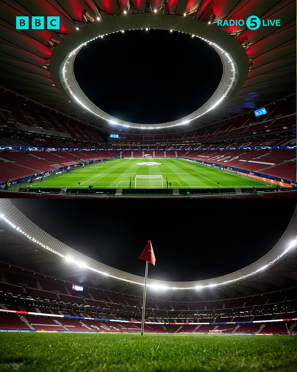 We're LIVE from the Civitas Metropolitano 🏟️ 🎙️ Join @markchapman, @Minarzouki, @Iandennisbbc and @GKPaulRobinson NOW! Listen to 🔴⚪️ Atletico Madrid v Inter Milan 🔵⚫️ from 8pm ⤵️ bbc.co.uk/5live #BBCFootball #UCL