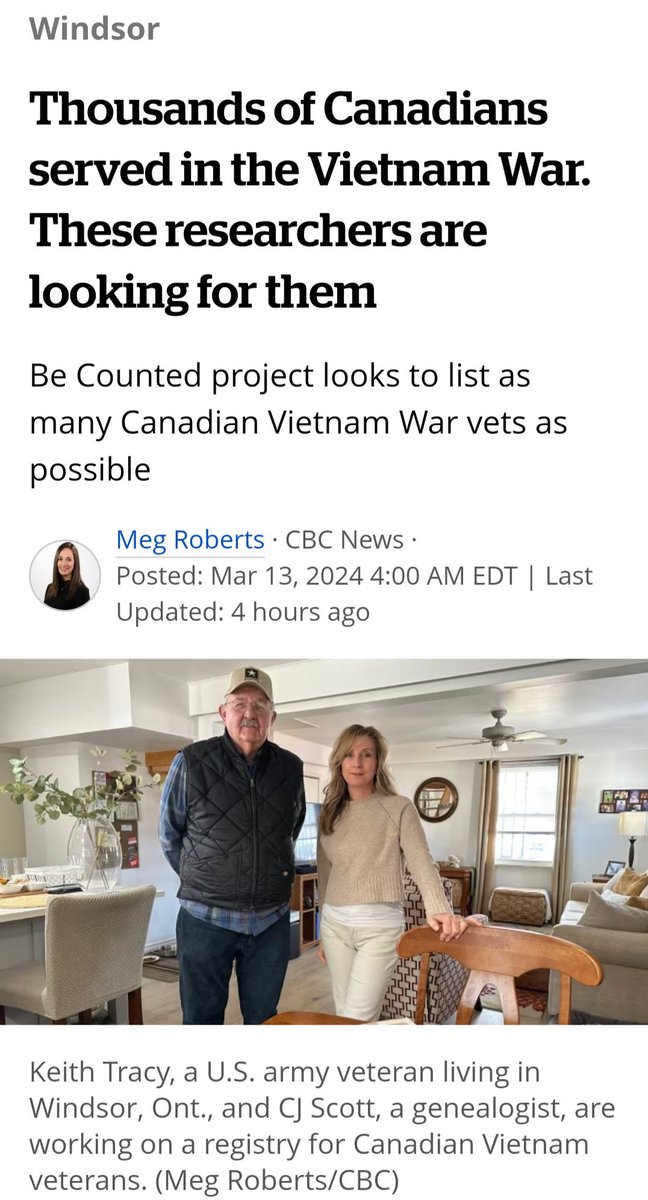 Thankful for @megdroberts CBC Windsor for writing this story. Fingers crossed it reaches as far as possible across Canada.