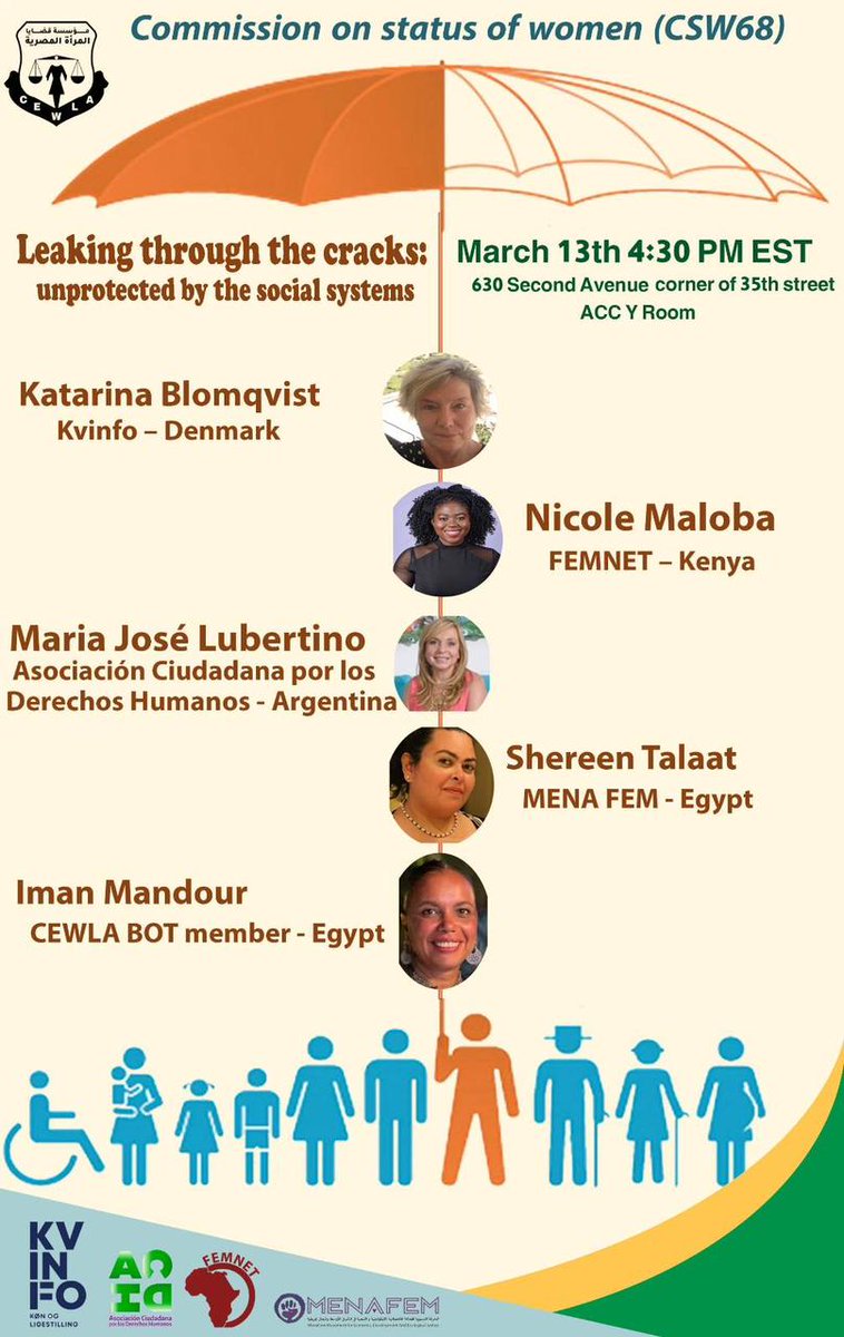 📢Happening TODAY 📢 #CSW68 
Leaking Through the Cracks: #Unprotected by the #SystemsConcerned about those overlooked by our systems? Join us TODAY at 4:30pm. Let's bridge the gaps and create a #safety net for all! Your #voicematters
