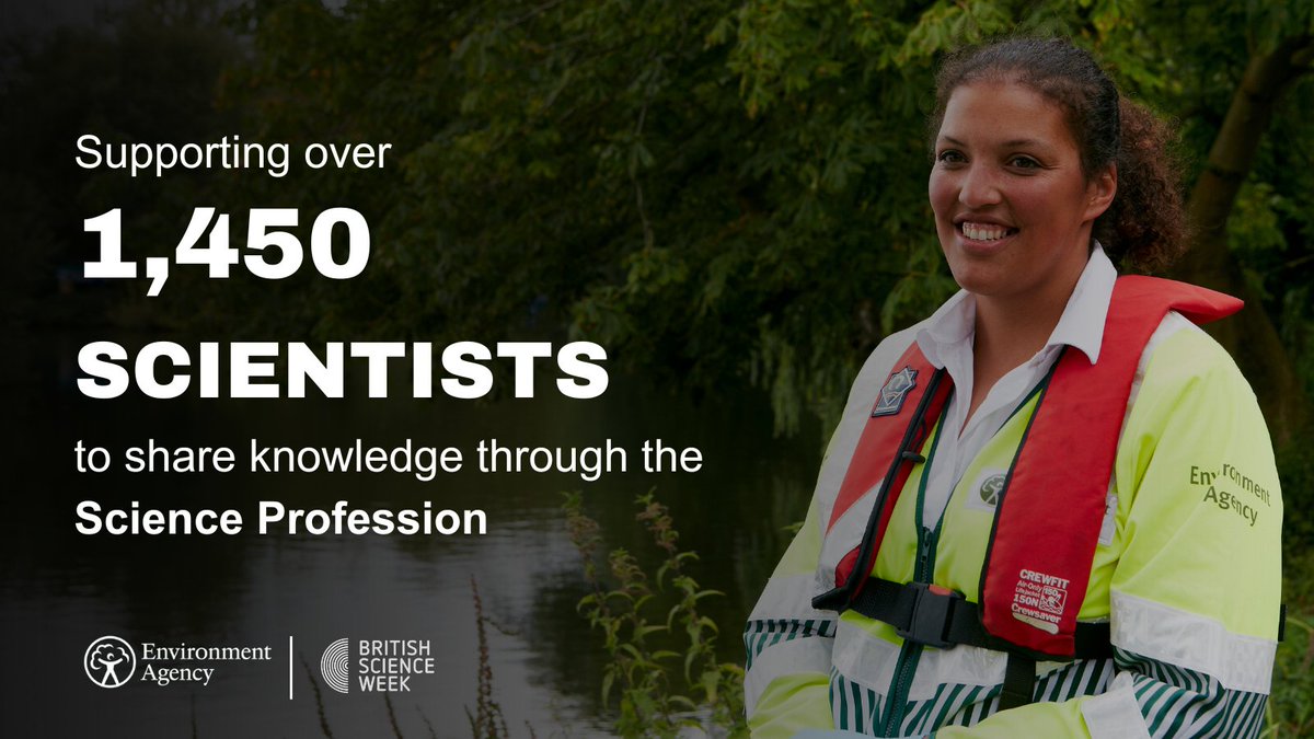 Strong science starts with our people. I’m privileged to lead the @EnvAgency Science Profession. Bridging different disciplines, teams, backgrounds, and perspectives, these #EAScientists are #SmashingStereotypes while tackling today’s greatest environmental challenges 🌍 #BSW24