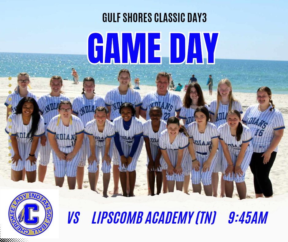 LadyIndianSB's tweet photo. Today's the final day of the Gulf Coast Classic. We ended up 33rd out of 48 teams and just out of the top 25 for the bracket, so we will play 1 consolation game today. 

🆚️ Lipscomb Academy
⏰ 9:45am
🎟 GoFan
📍 Johnnie Sims Park Field2 https://t.co/GF4AnuNMSg