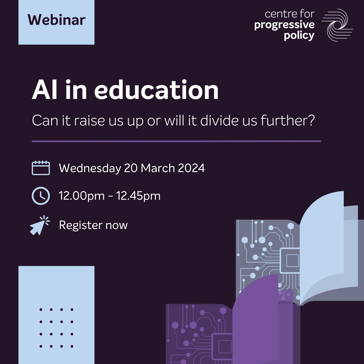 EVENT | Education and AI Webinar🤖 Join us next Weds 20 March at 12.00pm to find out more about: 🏫Adopting AI-tutoring tools at schools 👩‍🏫Building teacher trust in AI tools 🖥️Personalising & integration in career related gov services ➡️ Sign up free : eventbrite.co.uk/e/ai-in-educat…