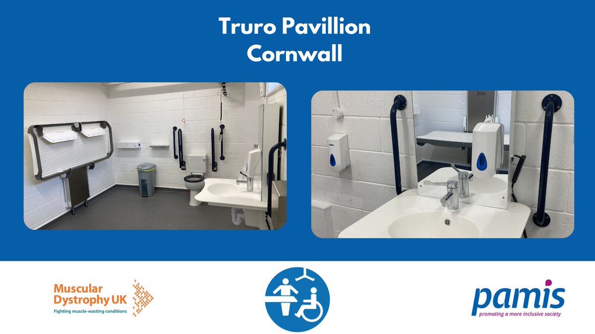 A new registration, live on the official Changing Places Toilets map -Tennis Pavillion, Truro, Cornwall: Great work, Cornwall County UA! This CPT has been installed thanks to funding from the Department for Levelling Up, Housing and Communities programme