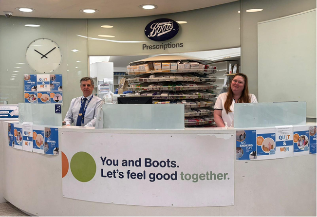 13th March is No Smoking Day

TODAY Boots are promoting a smoking cessation programme with FREE products, advice and support for a 12 week period
If you are interested, pop into Boots Brandon Parade South so we can have a chat about how we can help you #quitandwin#NHS24 <a href="/BootsUK/">Boots</a>