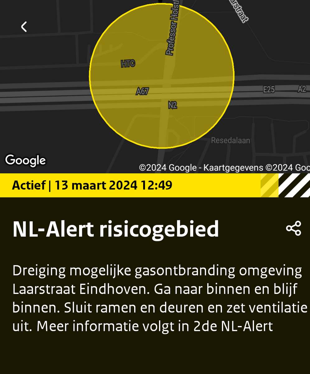 yellow_flame's tweet photo. Forse brandweerinzet en #GRIP1 ivm dreigende lekkage in gasleiding bij Eindhoven.
Er zojuist een #NLAlert verstuurd. 👇👇 https://t.co/YDqsvfmiNb