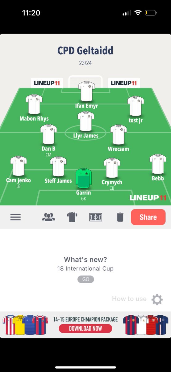 Gem olaf y cynghrair 2 ko ar y 3G. Dymar tim i wynebu yr hen scum Pornstars
Drakeford 1-0 Pornstars <a href="/GSEGeltaidd/">GSE</a> 

#WeLoveCheapMilk