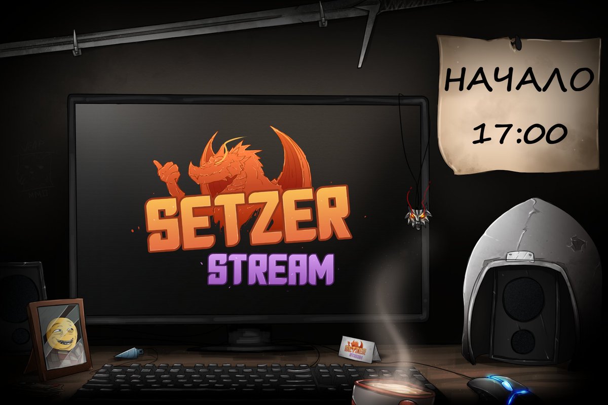 Setzerrr's tweet photo. Сегодня в 17:00 МСК стрим 100 в 1 вместе с Setzer.
Вечер коротких игр - ностальгический квест, небольшой ужастик, долгожданные ЗВЕЗДОЧКИ И ЗАЙЧИКИ, новелла про САМАРСКУЮ ШАУРМУ, и не только! 
По ссылке: https://t.co/wndJF9D4Kv 
#Twitch #Setzer https://t.co/tGxxC3X0Lg