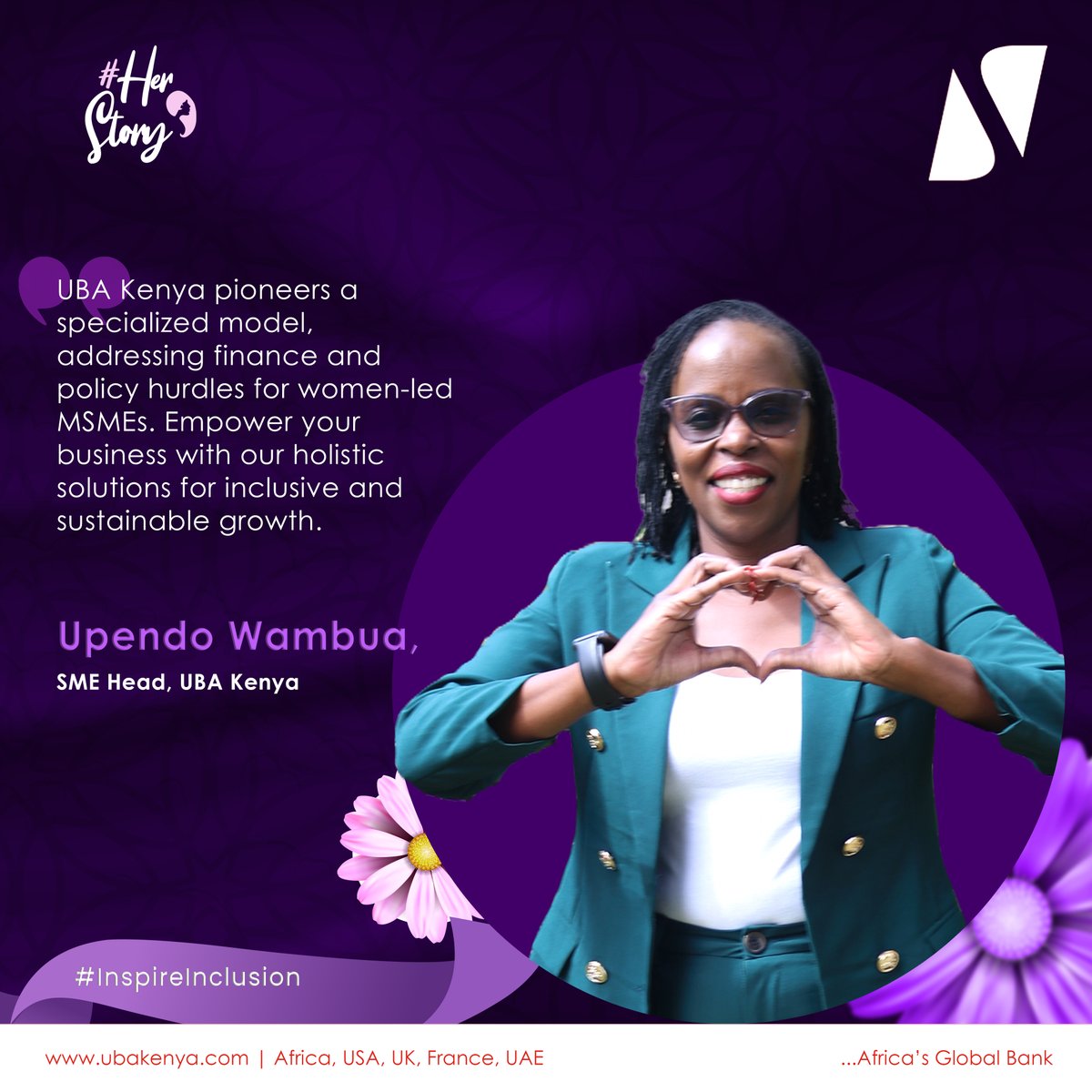 Breaking barriers, UBA Kenya leads the way in empowering women-led MSMEs with a groundbreaking model. Say goodbye to finance and policy hurdles, and hello to inclusive and sustainable growth! 💪🌟 
#UBAKenya 
#internationalwomensmonth 
#InclusiveGrowth
#herstory