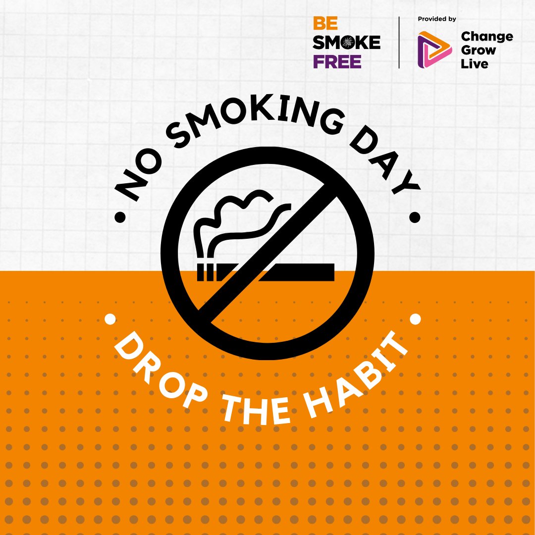 Today is No Smoking Day so why not take the leap and stop smoking today! Our smoking cessation service, Be Smoke Free, is here to help you quit and assist you along the way. #NoSmokingDay #BeSmokeFree #QuitSmoking