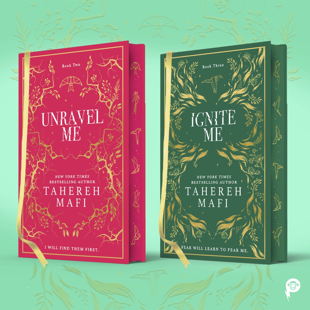 The gift that keeps on giving 💗💚 More breathtaking Exclusive Editions of your favourite BookTok phenomenon. Unravel Me & Ignite Me complete with brand-new covers, exclusive design sprayed edges and ribbons ✨ Available to pre-order from @waterstones now ow.ly/rNQl50QRPQO