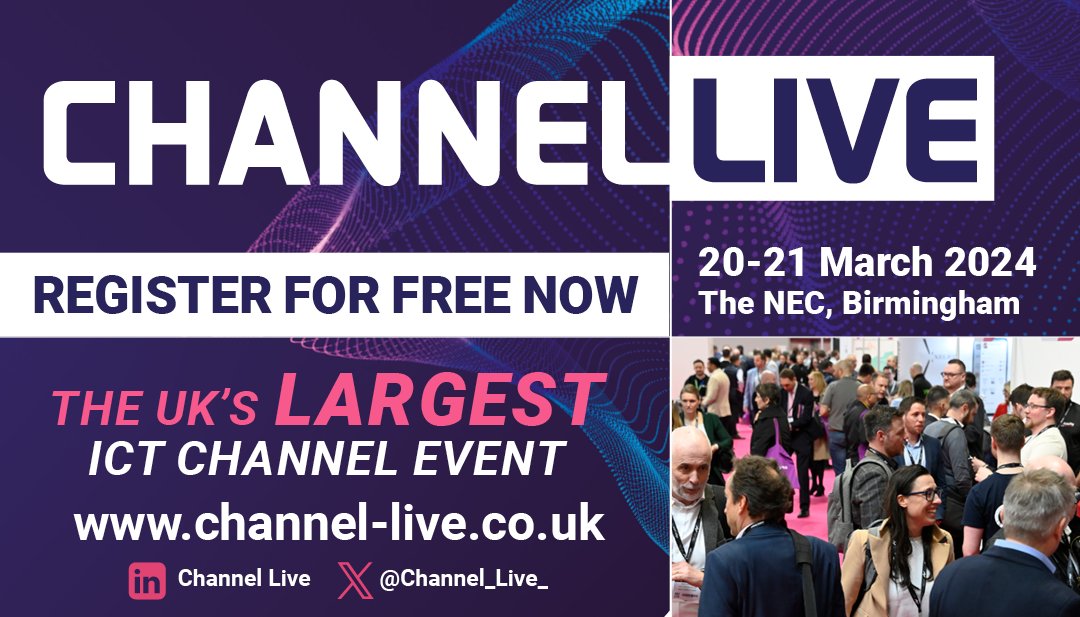 Join us at the channel event of the year next week!
we'll be exhibiting at Stand E87 
 
Registration is free  and available here:
channel-live.co.uk/whats-on

#Channellive