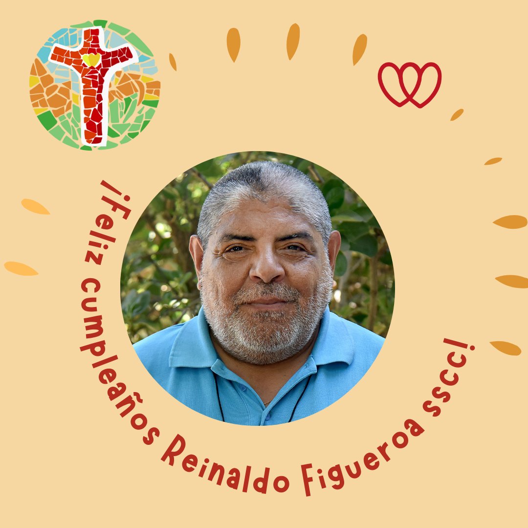 ssccchile's tweet photo. #FelizCumpleaños: Hoy queremos saludar a nuestro hermano Reinaldo Figueroa sscc, quien cumple 59 años, damos gracias por su vida personal y religiosa 🎂🎁 #sscc #contemplar #vivir #anunciar https://t.co/V8x2T8oDvV