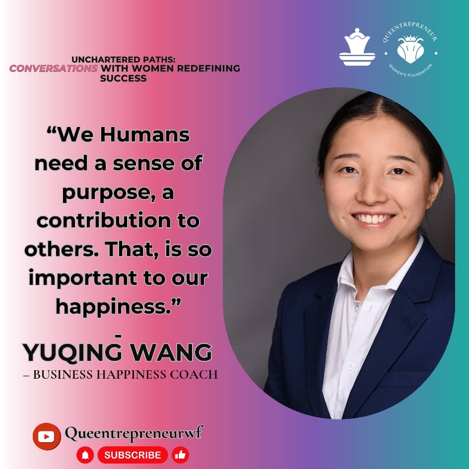 qwf_ng's tweet photo. Yuqing Wang, a passionate happiness coach who has carved out a unique career path defying traditional norms. From her background in scientific research and IT consulting to her current role as a happiness coach and multi-faceted instructor, Yuqing's story exemplifies resilience. https://t.co/jxMdcAL2nU