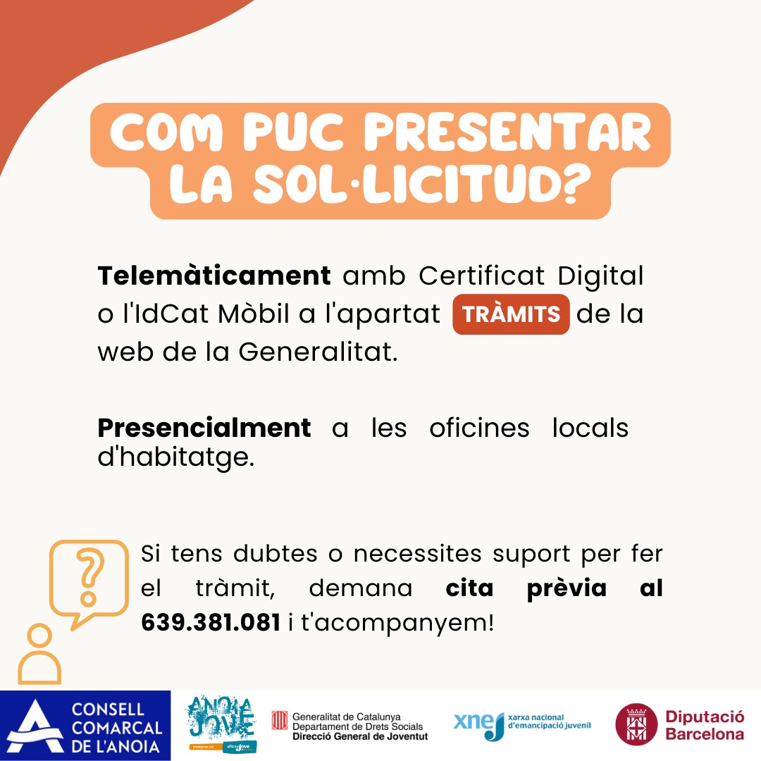 HoPierola's tweet photo. 🟦📢 HABITATGE | 

Adreça't al Punt Jove per informar-te i tramitar els ajuts al lloguer per a joves fins als 35 anys🏠

#hopierola #hostaletsdepierola #lloguer #habitatge #anoia @PJHostalets https://t.co/N3D7cMc0DW