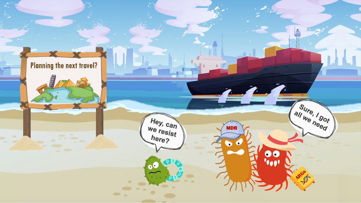 furlanjpr's tweet photo. A speculative epidemiological link of transoceanic-derived E. coli ST131 C1-M27 with subsequent reports in human infections and fresh vegetables in Brazil draws attention to the the role of ballast water in the spread of AMR. Check out our recent article.
https://t.co/WyQCj12ReT https://t.co/GVmCF1rbv8