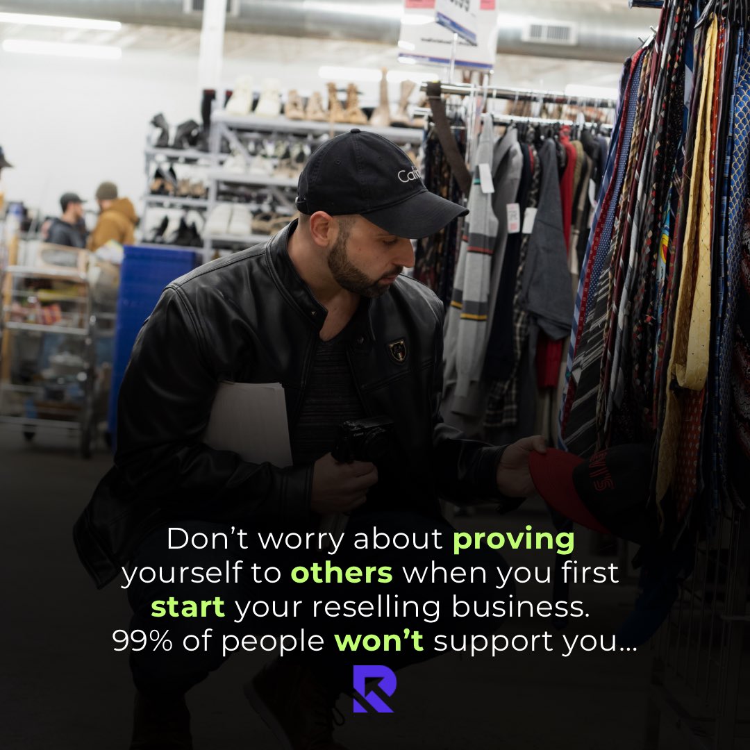 RaikenProfit's tweet photo. Remeber when starting a reselling business, prioritize your efforts on building your business rather than seeking validation from others who may not support you.

Follow @raikenprofit https://t.co/0NLZOJvcLI