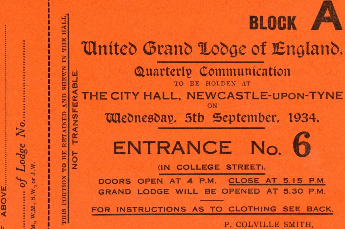 Today, the public is unable to visit as Freemasons' Hall hosts members for the March Quarterly Communication. These gatherings typically take place in the Grand Temple, here at #FreemasonsHall, but occasionally they venture outside of London. 

#Freemasonry #BritishHistory