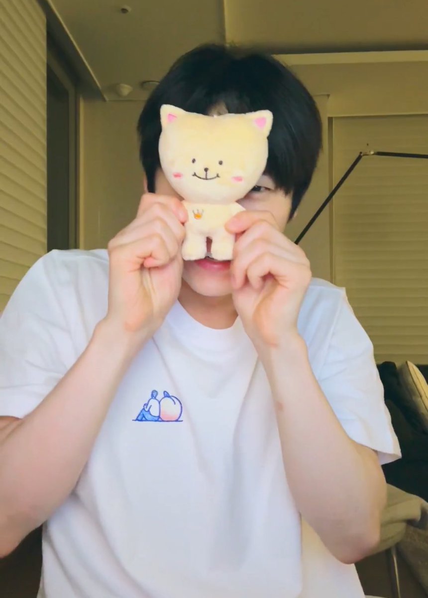 mong02131's tweet photo. @MINHYUN_PLEDIS 황도냥이 오면 어디에 달고 다니지? 추천해조🍑@MINHYUN_PLEDIS #황민현_Lullaby https://t.co/k1y0ig0in7