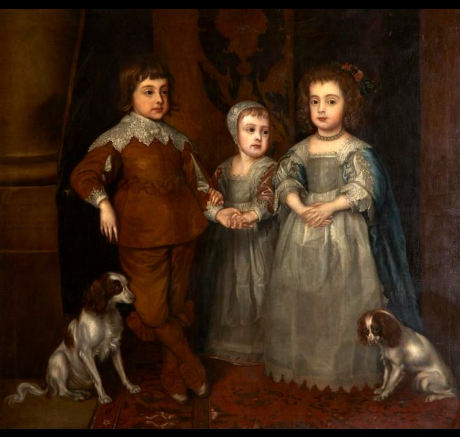 Cary Countdown Sir George Cary was a royalist. After the Restoration of 1660, Charles II acknowledged Sir George’s loyalty by presenting him with a copy of Van Dyck’s portrait of the children of Charles I. This painting still hangs in the dining room at Torre abbey today.