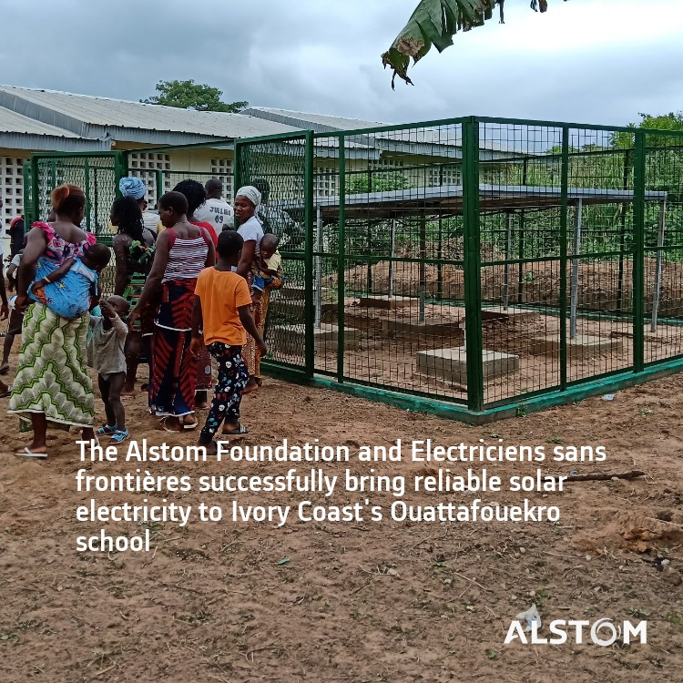 Alstom Foundation (@alstomfondation) on Twitter photo The Alstom Foundation, in collaboration with <a href="/ESF_ONG/">Electriciens sans frontières</a>, has set out to empower education and progress by successfully bringing reliable #electricity to Ivory Coast's Ouattafouekro school.
Learn more: ow.ly/1o2w50QRYaC The Alstom Foundation, in collaboration with <a href="/ESF_ONG/">Electriciens sans frontières</a>, has set out to empower education and progress by successfully bringing reliable #electricity to Ivory Coast's Ouattafouekro school.
Learn more: ow.ly/1o2w50QRYaC