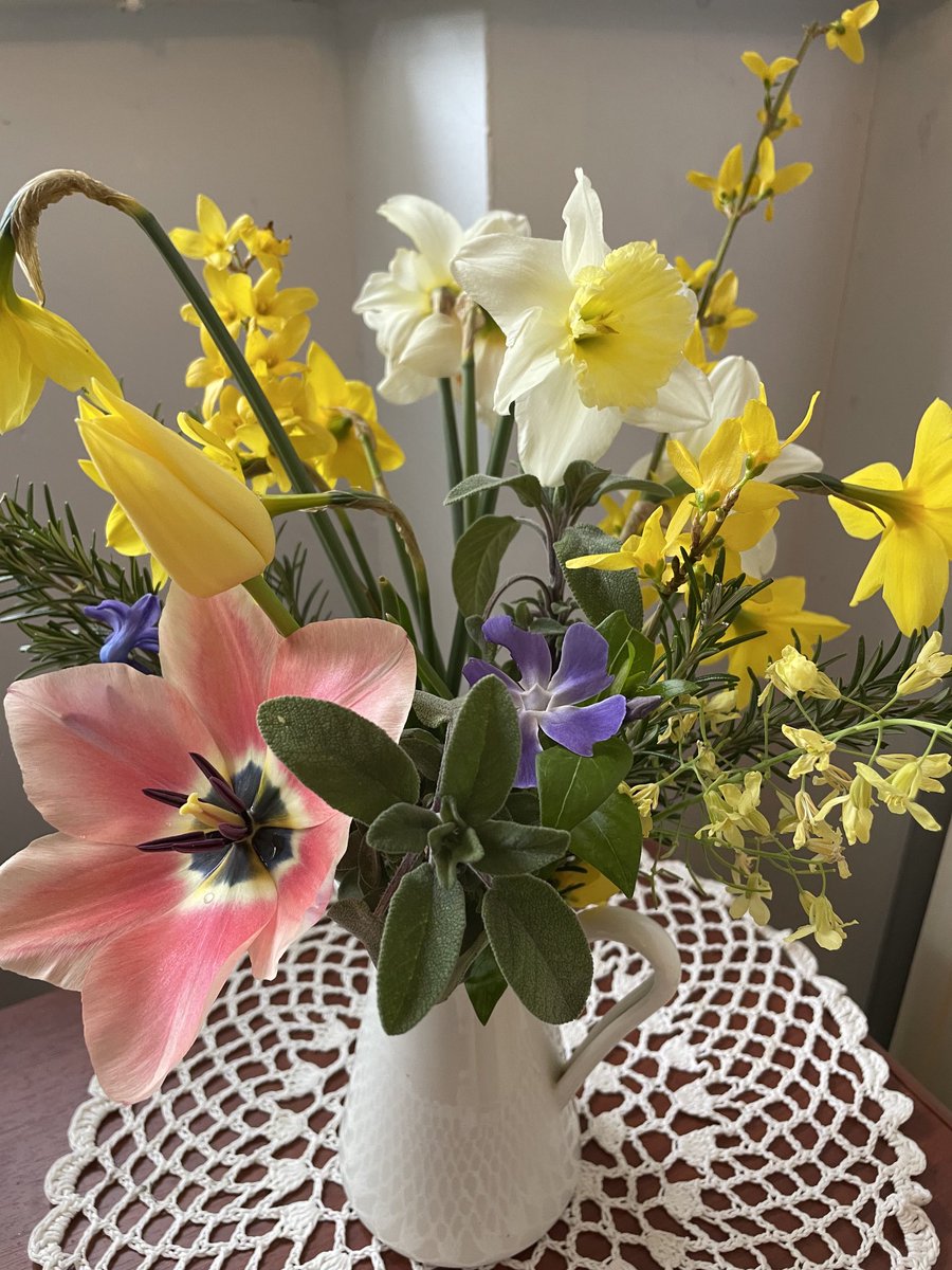 Looking forward to chairing the green social prescribing conference this afternoon ⁦<a href="/TheMERL/">The Museum of English Rural Life</a>⁩ with ⁦@rva_news⁩ &amp; ⁦⁦<a href="/thrivecharity/">Thrive</a>⁩ . It’s already inspired me to pop down the allotment where I found these!