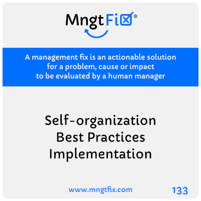 espinheirae's tweet photo. MngtFix 133: Self-organization Best Practices Implementation!

Do you know someone who needs this solution?😉
Share with them!

#humanmngt #mngtfix #problemmapping #iaf_eme #iaf_portugal #IAFacilitators #humanresources #management30 #business #operations #projectmanagement #agile https://t.co/HYySIc3nlm