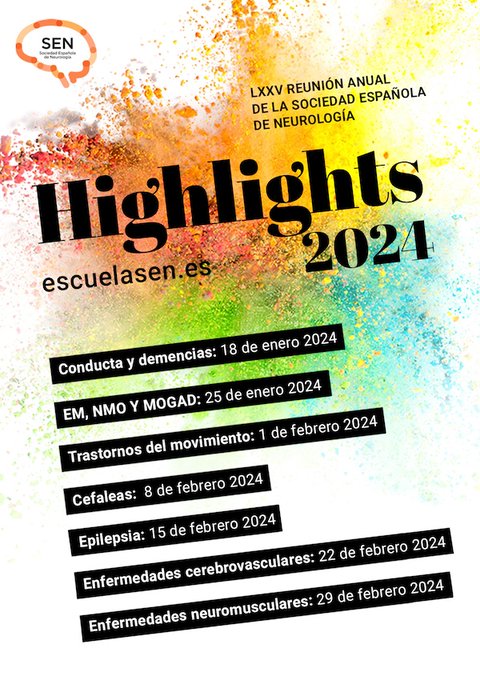 Disponibles los resúmenes de las novedades científicas en nuestros #highlightsSEN 2024. Los 7 seminarios web en nuestra plataforma formativa escuelasen.es/actividades/se… #neurología