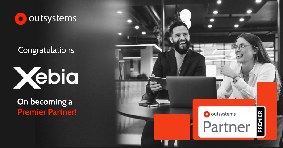 theailowcodelab's tweet image. 🎉 Major milestone alert! We're excited to announce @Xebia as a new Premier Partner in the US!

Embark on this exciting journey with @OutSystems and #Xebia! 🌟