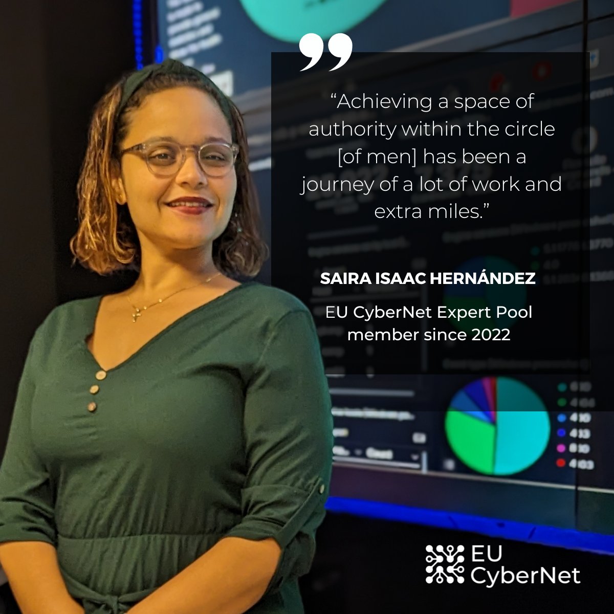 🥁New #EUCyberNet mini-interview series has got an inspirational start with our amazing expert @SairaIsaac Read the whole interview here 👉 eucybernet.eu/saira-isaac-he… #cybersecurity #EUForeignPolicy