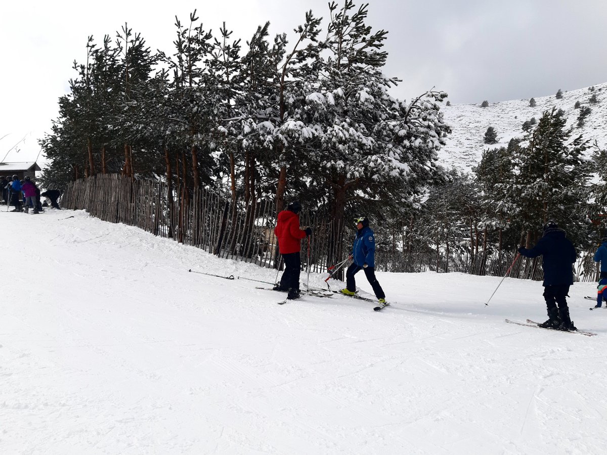 Dentro del programa Madrid Comunidad Deportiva, nuestro alumnado de 1º de ESO disfrutó el pasado 8 de marzo en una jornada de esquí en la estación de Valdesquí.