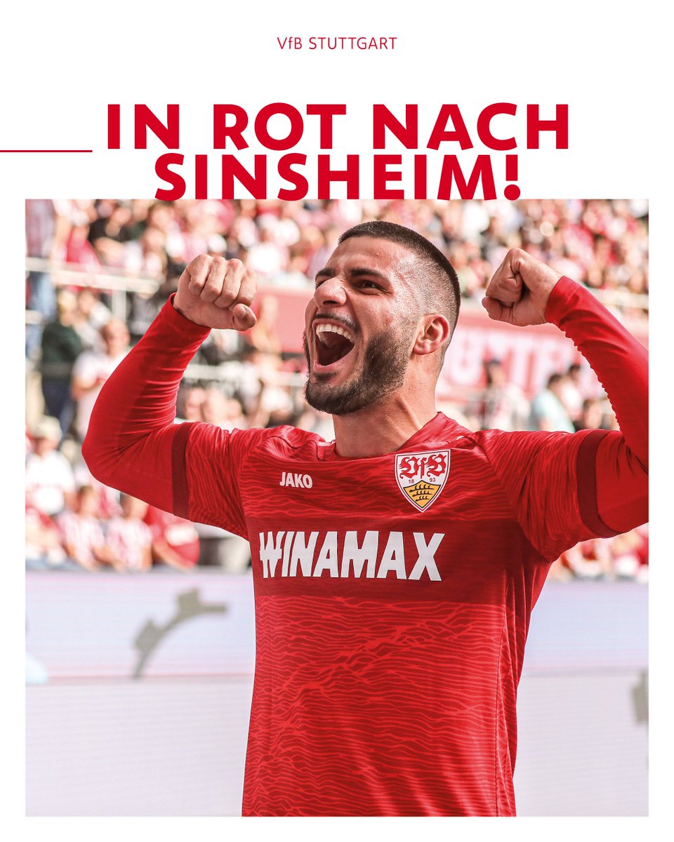 Alle in Rot nach Sinsheim! 🔴🔴🔴 Wir folgen dem Aufruf der organisierten Fanszene – lasst uns zusammen am Samstag das Stadion in Sinsheim Rot einfärben. 💪🔥

#VfB | 🔜#TSGVfB