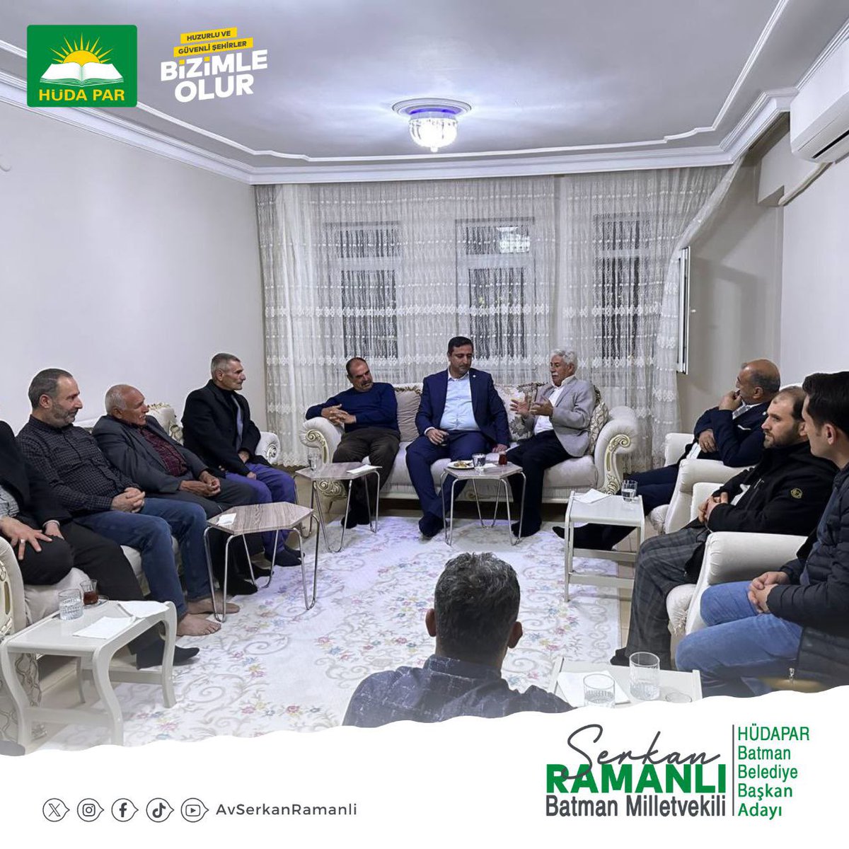 Milletvekilimiz ve Batman Belediye Başkan Adayımız Serkan Ramanlı:

“Kendi halkımıza, milletimize hizmeti kendi elimizle gerçekleştirmek istiyoruz. Çünkü rutin hizmetlerde bile sıkıntı var.”

#BuSeferHÜDAPAR
