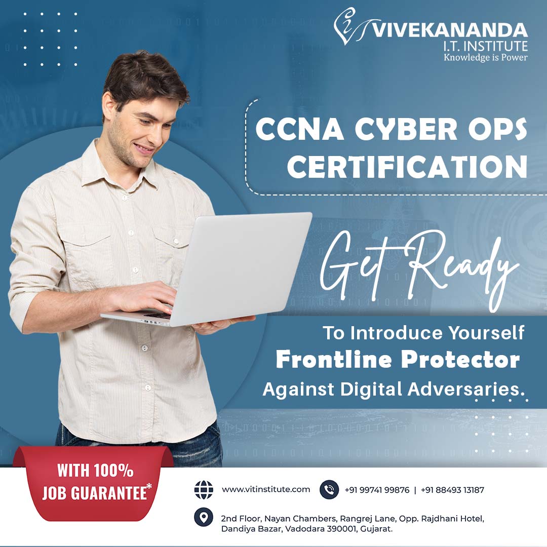 Prepare to be the digital guardian that organizations rely on.💻   🎓  ✨

Visit : vitinstitute.com/cisco-ccna-tra…

#CyberDefence #CyberOpsTraining #CCNACyberOps #Jobguaranteeprogram #ITcareer #ITcourses #GurukulOfNetworking #VivekanandaITinstitute #VIT #Vadodara #Vadodaracity