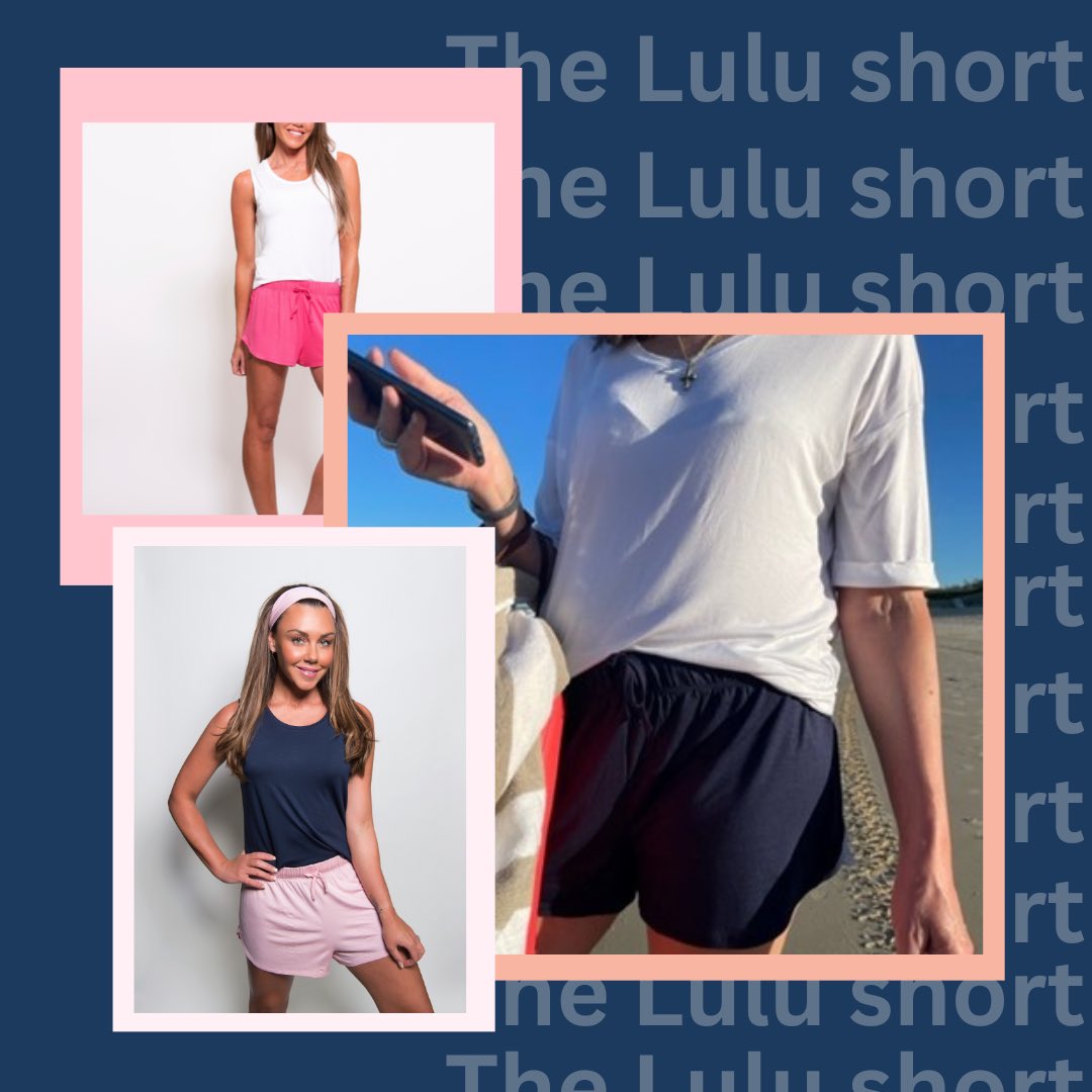 As we are approaching Spring, what better choice than the Lulu short to get you in the mood for the sunshine 👚🌸⭐️