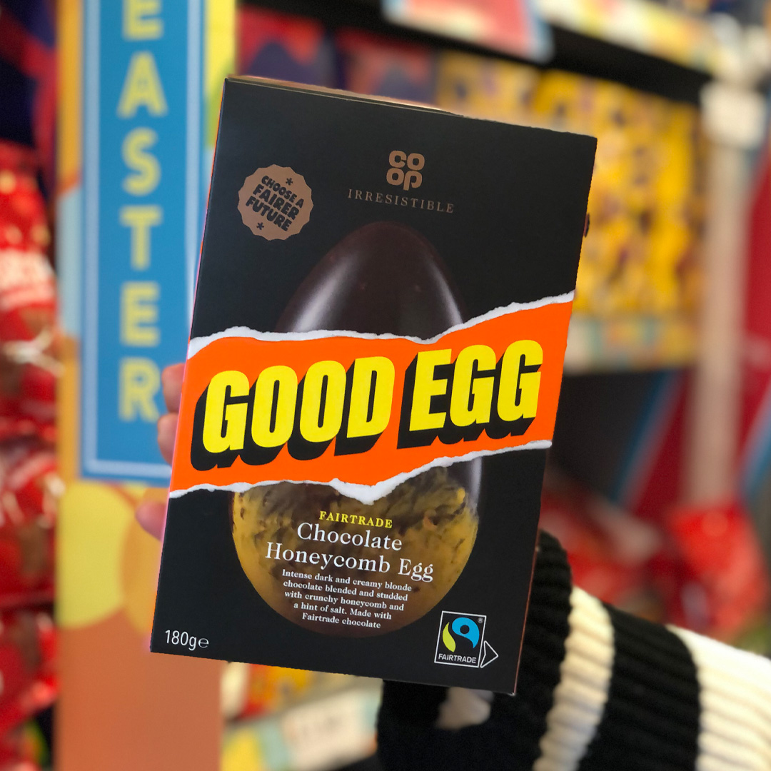 We've been pioneering Fairtrade for 30 years 🙌 This year, we’re celebrating Easter with our delicious Good Egg Find out what makes our Good Egg so special 👉 coop.uk/3vavMmC