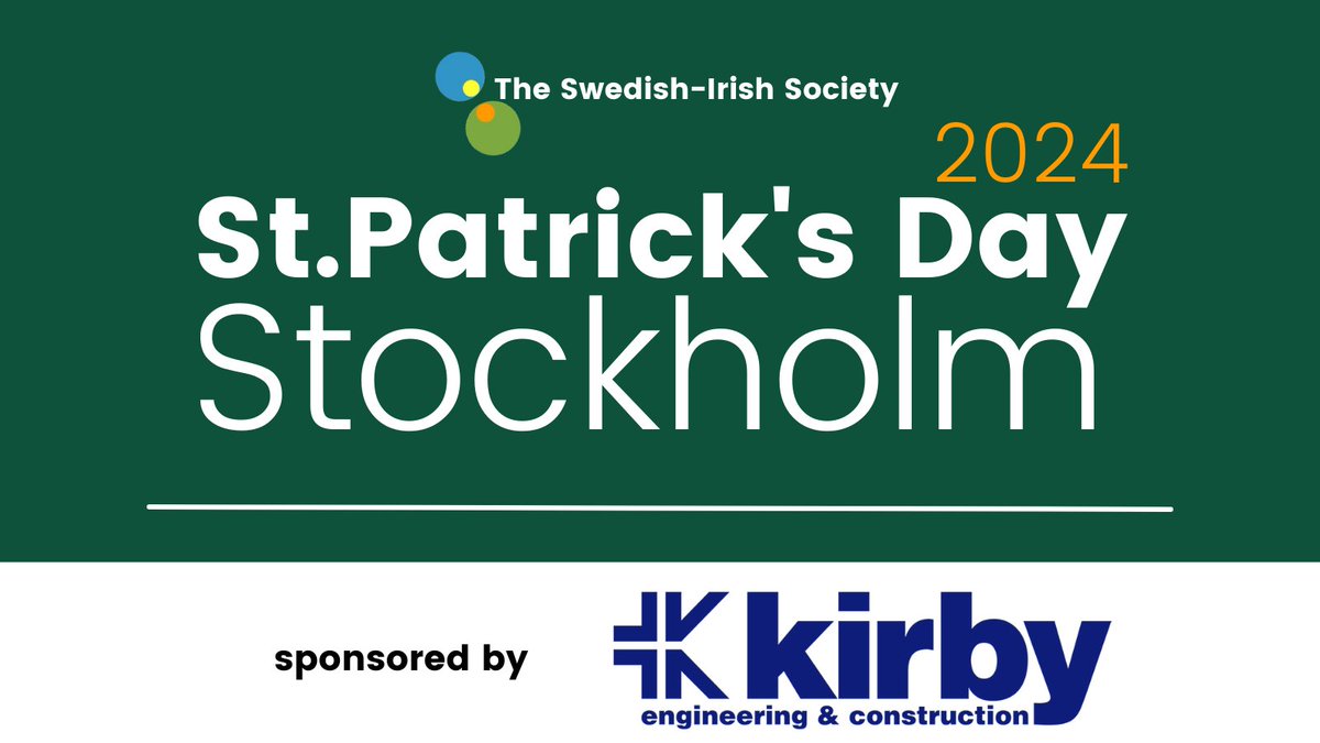 SwedishIrishSoc's tweet photo. Thank you Kirby for all of your support. We're looking forward to another fun filled day on Saturday with music, dance, food and drink. See you then! 💚💚💚
https://t.co/VhMNFjoqT9
https://t.co/JBwPb9OHzh https://t.co/0eSJ7jr7NP