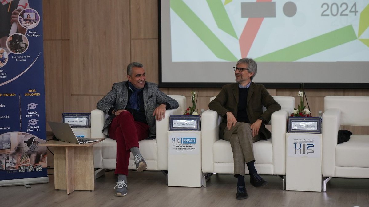 🌟 L'Italian Design Day au Maroc se termine, rendez-vous l'année prochaine! Merci au Prof. @ppperuccio et au designer @LahlouHicham pour leur promotion d’un design inclusif, innovant et durable!