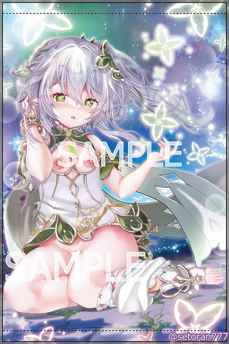 『ナヒーダちゃん半脱ぎタペストリー』原神のナヒーダちゃんのHなタペです。お胸丸見え。下半身も露出で恥ずかしそうB2・Wスエード、SJあり。神ノ叡智16と同日に開催する東方名華祭18に参加するためBOOTHで通販受付中です【受注通販4/5まで】よろしくお願いします。 