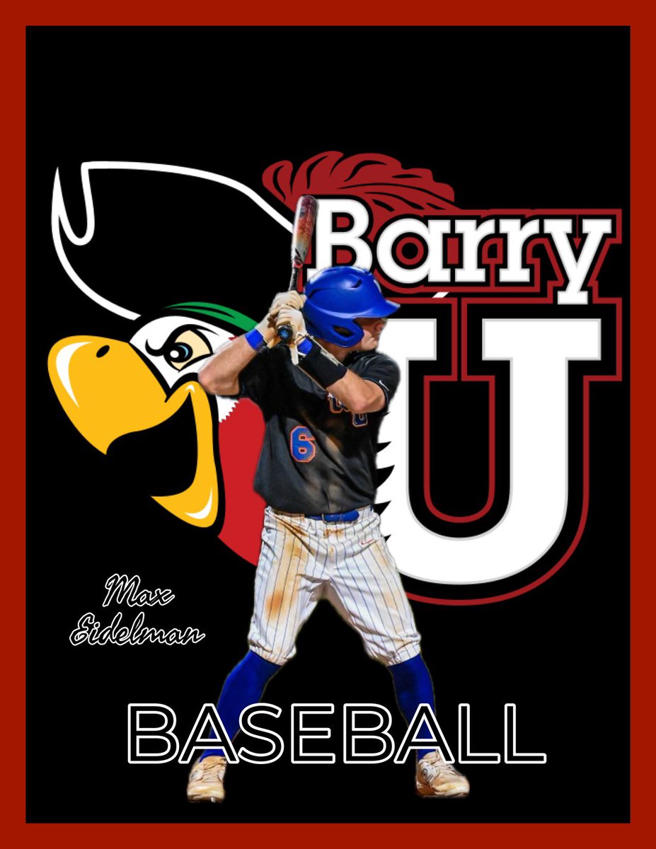 Max (@maxeidelman7) on Twitter photo Iโm honored to announce Iโll be continuing my academic and athletic career at Barry University. I want to thank my family and all my coaches for helping me become the person and player I am today. Excited for this next journey.
<a href="/CoachScudero48/">Mike Scudero</a> <a href="/OrangeBaseball/">West Orange HS Baseball</a> <a href="/CoachDJPrice/">DJ Price</a> Iโm honored to announce Iโll be continuing my academic and athletic career at Barry University. I want to thank my family and all my coaches for helping me become the person and player I am today. Excited for this next journey.
<a href="/CoachScudero48/">Mike Scudero</a> <a href="/OrangeBaseball/">West Orange HS Baseball</a> <a href="/CoachDJPrice/">DJ Price</a>