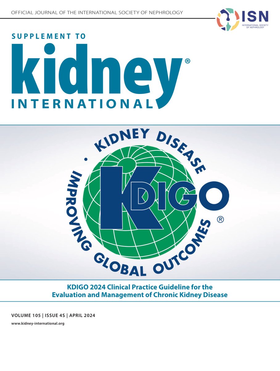 edgarvlermamd's tweet photo. Clinical Practice Guideline for the Evaluation and Management of CKD ca. 2024 from @goKDIGO @Kidney_Int 
#WorldKidneyDay 2️⃣🌐2️⃣4️⃣ #Nephpearls 

👉🏼 https://t.co/S8ya3Np1Hn https://t.co/dfAPHaZuB8