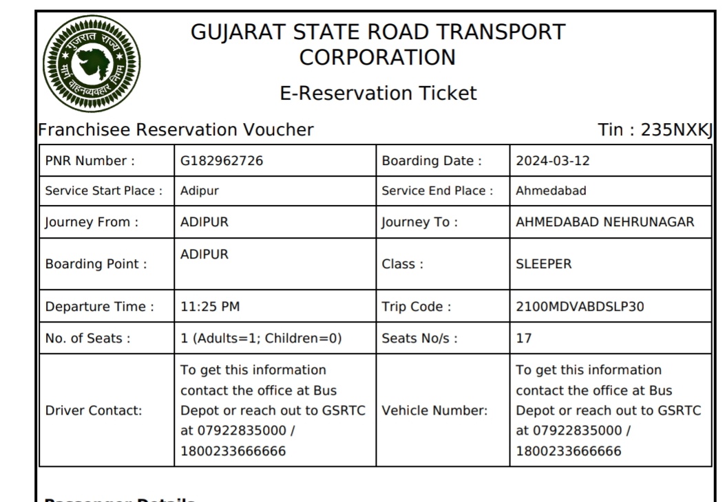jnirav1's tweet photo. @OfficialGsrtc @GSRTC_Gujarat  Yesterday I booked ticket in sleeper, In paytm its showing sleeper, ticket its mentioned sleeper but i was surprised when i got seat at my seat number 17. 
Ple do needful. https://t.co/9DuaYZia4w