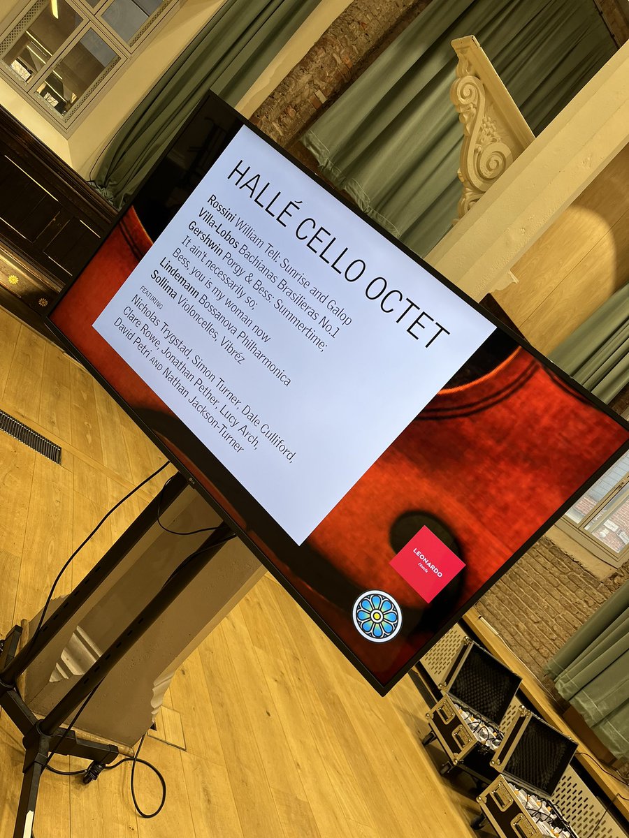 We’re nearly ready to go at <a href="/hallestpeters/">Hallé St Peter's</a> this afternoon! 👋